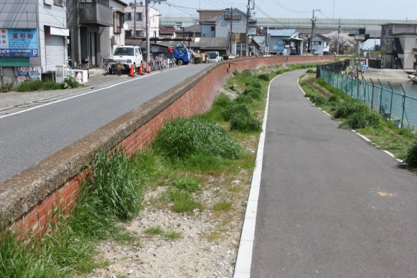 多摩川【羽田赤煉瓦堤防】(大師橋以東)