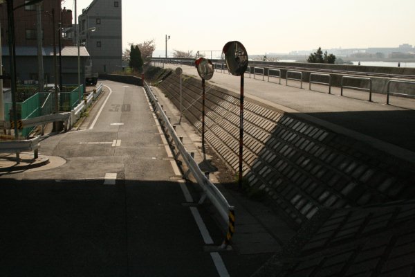 多摩川【羽田赤煉瓦堤防】(大師橋以東)