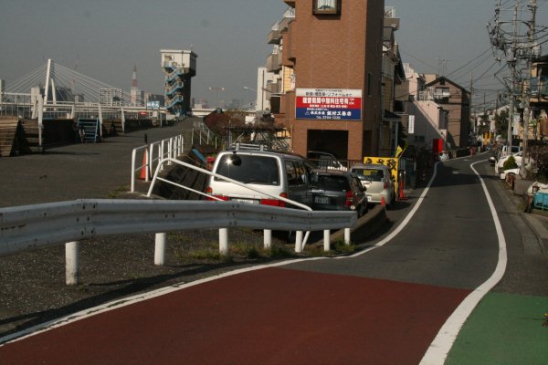 多摩川【羽田赤煉瓦堤防】(大師橋以東)