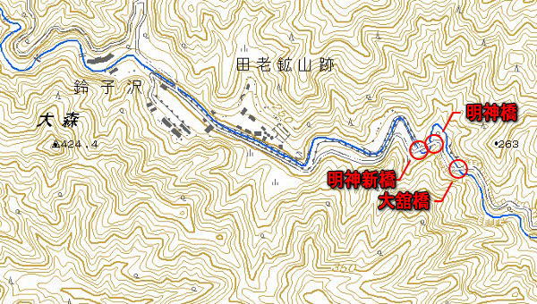 ラサ工業田老鉱山跡【田老鉱山】 第一巻地形図