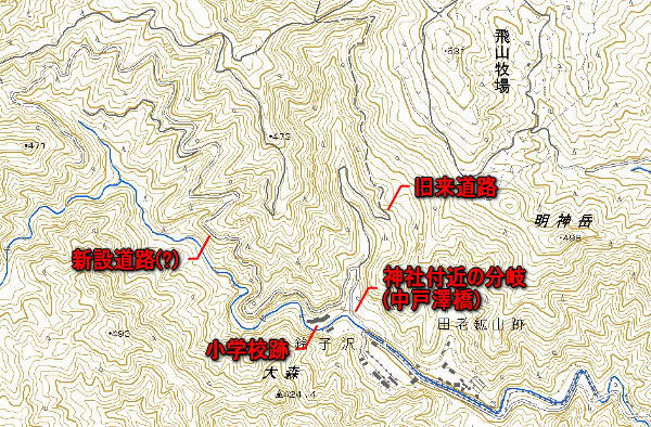 ラサ工業田老鉱山跡【田老鉱山】 最終巻その他施設関連地形図