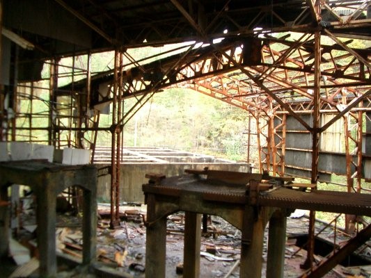 ラサ工業田老鉱山跡【田老鉱山】 第二巻鉄索起点部