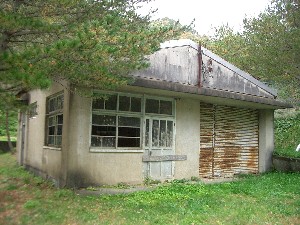 ラサ工業田老鉱山跡【田老鉱山】 最終巻消防車庫跡