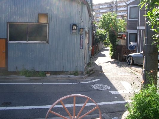 旧国鉄旧矢口発電所運炭線跡現地写真(大田区立道塚南公園)