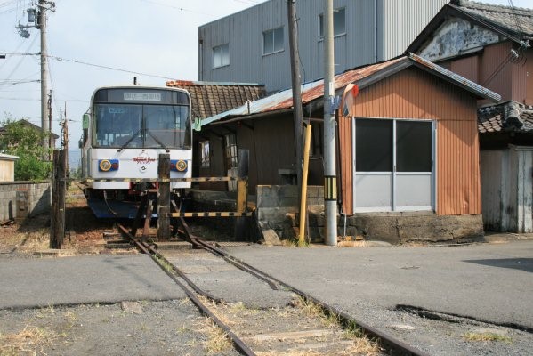 紀州鉄道紀州鉄道線廃止区間【西御坊～日高川】 第一巻西御坊駅舎全景(旧日高川方)