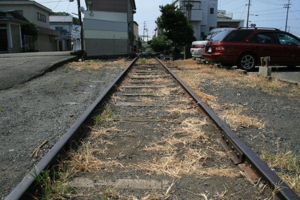 紀州鉄道線廃止区間【西御坊～日高川】 第二巻(西御坊～日の出紡績)西御坊駅付近