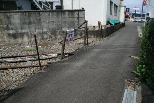 紀州鉄道線廃止区間【西御坊～日高川】 第二巻(西御坊～日の出紡績)西御坊付近踏切跡