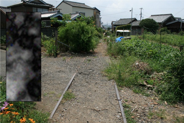 紀州鉄道線廃止区間【西御坊～日高川】 第三巻(日の出紡績～日高川)旧日高川付近より旧日高川方面を望む