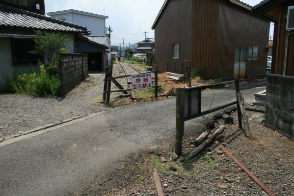 紀州鉄道線廃止区間【西御坊～日高川】 第三巻(日の出紡績～日高川)旧日高川付近踏切跡