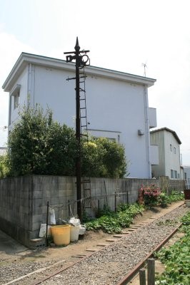 紀州鉄道線廃止区間【西御坊～日高川】 第三巻(日の出紡績～日高川)旧日高川付近腕木式信号機跡