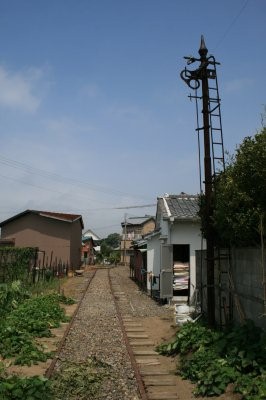 紀州鉄道線廃止区間【西御坊～日高川】 第三巻(日の出紡績～日高川)旧日高川付近腕木式信号機跡