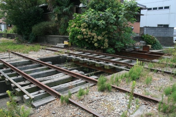 紀州鉄道紀州鉄道線廃止区間【西御坊～日高川】 最終巻日高川駅構内橋梁跡