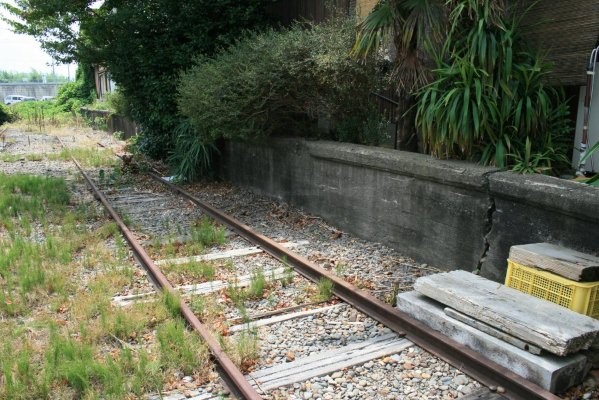 紀州鉄道紀州鉄道線廃止区間【西御坊～日高川】 最終巻日高川駅構内プラットフォーム跡