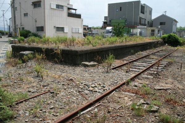 紀州鉄道紀州鉄道線廃止区間【西御坊～日高川】 最終巻日高川駅構内プラットフォーム跡