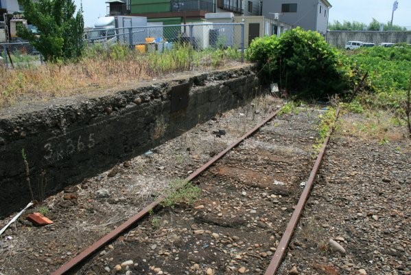 紀州鉄道紀州鉄道線廃止区間【西御坊～日高川】 最終巻日高川駅構内プラットフォーム跡