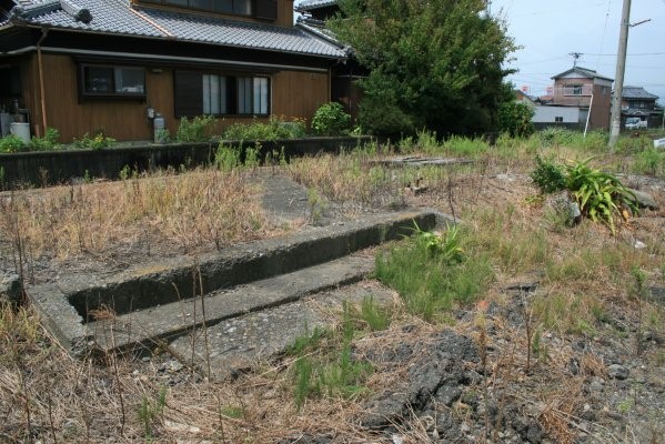 紀州鉄道紀州鉄道線廃止区間【西御坊～日高川】 最終巻日高川プラットフォームへの階段跡