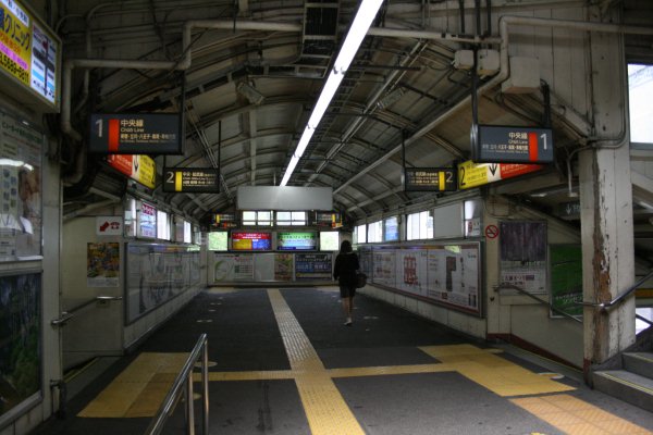 JR 東日本中央本線【御茶ノ水駅】跨線橋古レール架構