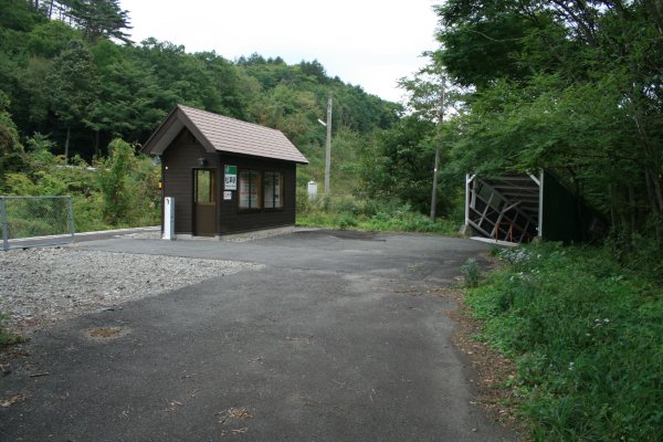 JR 東日本山田線【松草駅】古レール全景