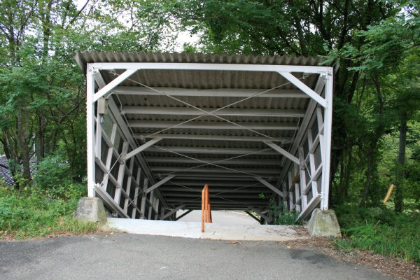 JR 東日本山田線【松草駅】古レール架構