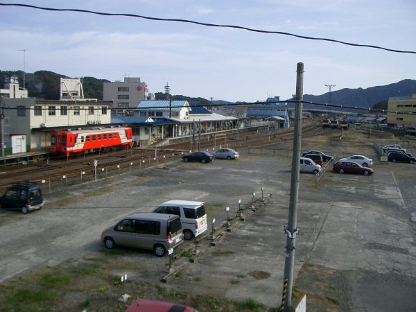 JR 東日本山田線【宮古駅】駅構内全景(盛岡方より望む)