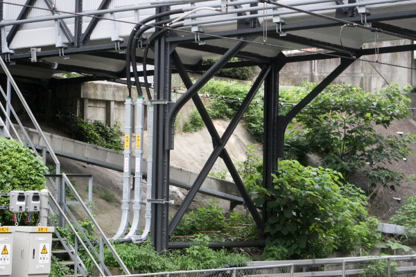 JR 東日本山手線【駒込駅】跨線橋古レール