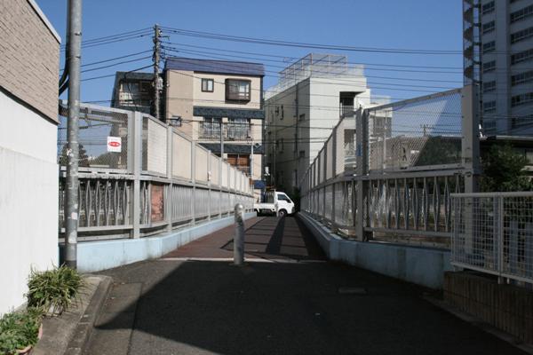 JR 東日本山手線(目黒～恵比寿)【白金桟道橋】上部全景