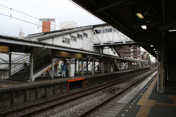 西武鉄道池袋線【江古田駅】跨線橋古レール架構