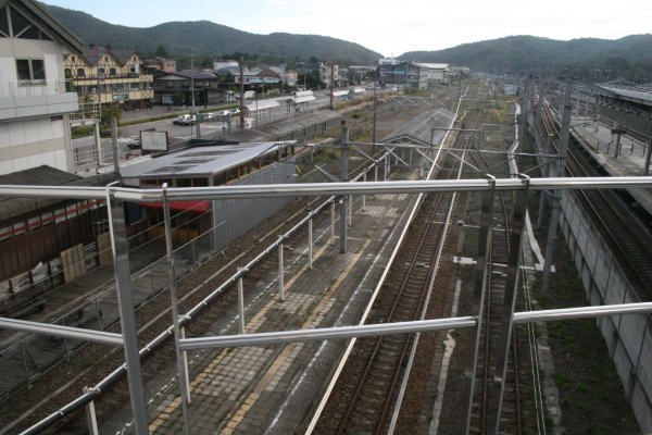 しなの鉄道しなの鉄道線【軽井沢駅】古レール全景