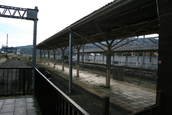 しなの鉄道しなの鉄道線【軽井沢駅】古レール全景