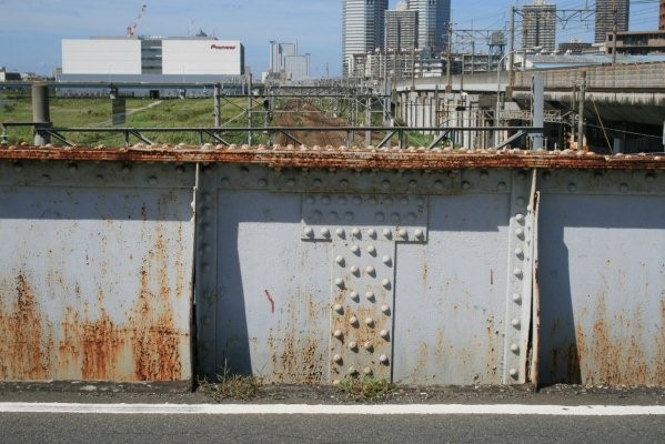 JR 東日本旧新鶴見操車場構内【江ヶ崎跨線橋】プレートガーダー詳細