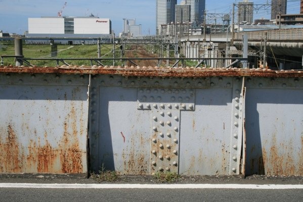 JR 東日本旧新鶴見操車場構内【江ヶ崎跨線橋】プレートガーダー詳細