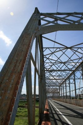 JR 東日本旧新鶴見操車場構内【江ヶ崎跨線橋】プラットトラス詳細