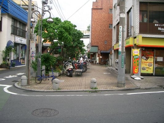 東京急行電鉄砧線跡【二子玉川園～砧本村】中耕地駅跡