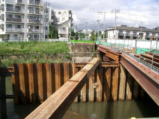 東京急行電鉄砧線跡【二子玉川園～砧本村】野川橋梁