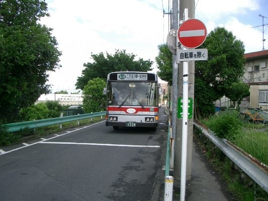 東京急行電鉄砧線跡【二子玉川園～砧本村】東急バス