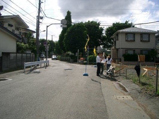 東京急行電鉄砧線跡【二子玉川園～砧本村】砧本村駅跡付近