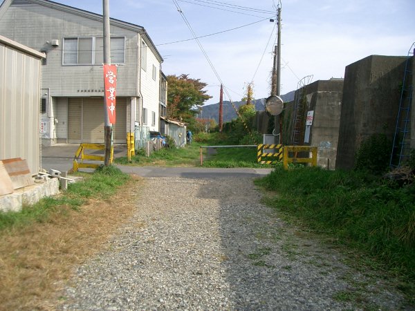 JR 東日本山田線貨物支線(宮古臨港線)跡【宮古～宮古港】((仮称)山口川橋梁～本線分岐点)