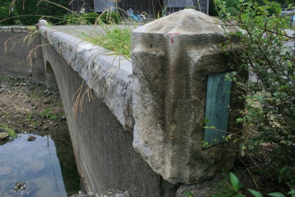 はんだい海峡【羽衣橋】親柱(南西側)