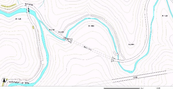 国道 106 号旧道【落合トンネル付近】いわてデジタルマップ