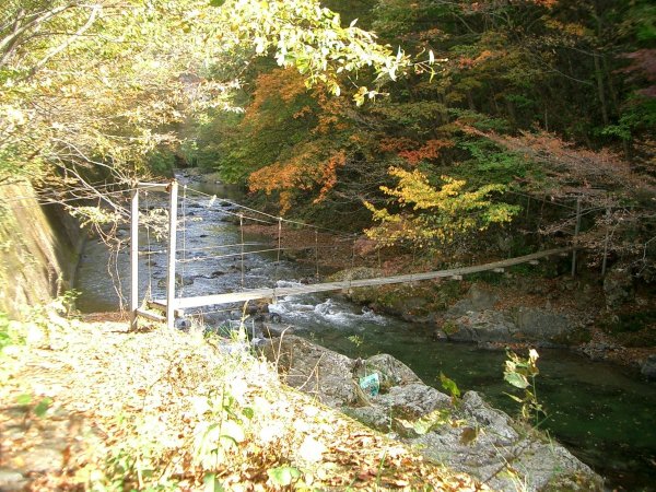 国道 106 号【簗川ダム建設予定地】吊り橋(詳細不明)