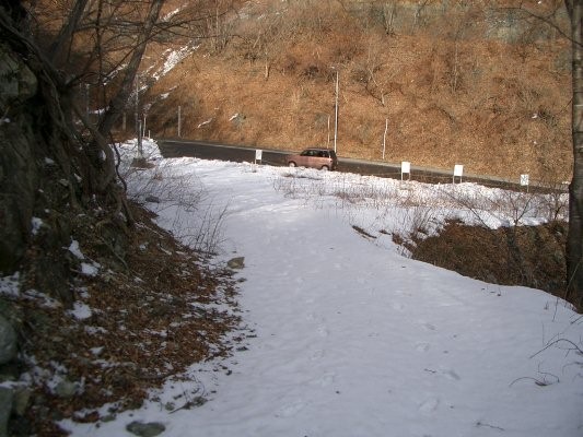 国道 340 号【雄鹿戸隧道】分岐 1 旧道内(再訪時)